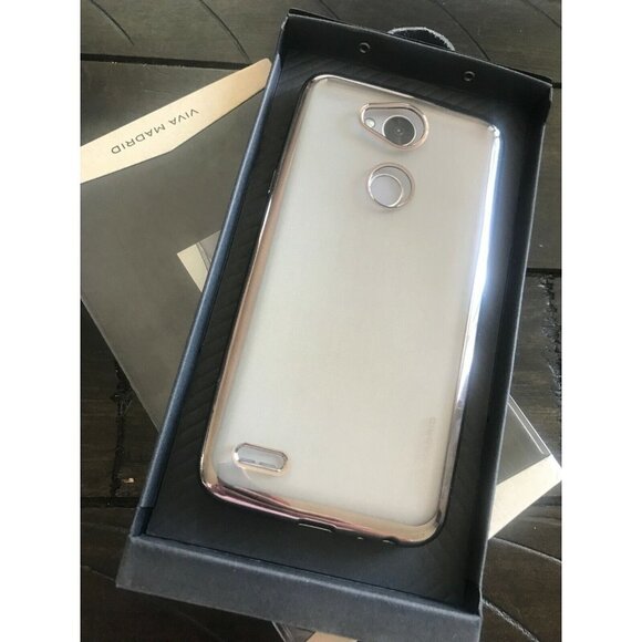 Viva Madrid Metalico Flex Case For Lg X Power 3, Gun Metal - Picture 2 of 3